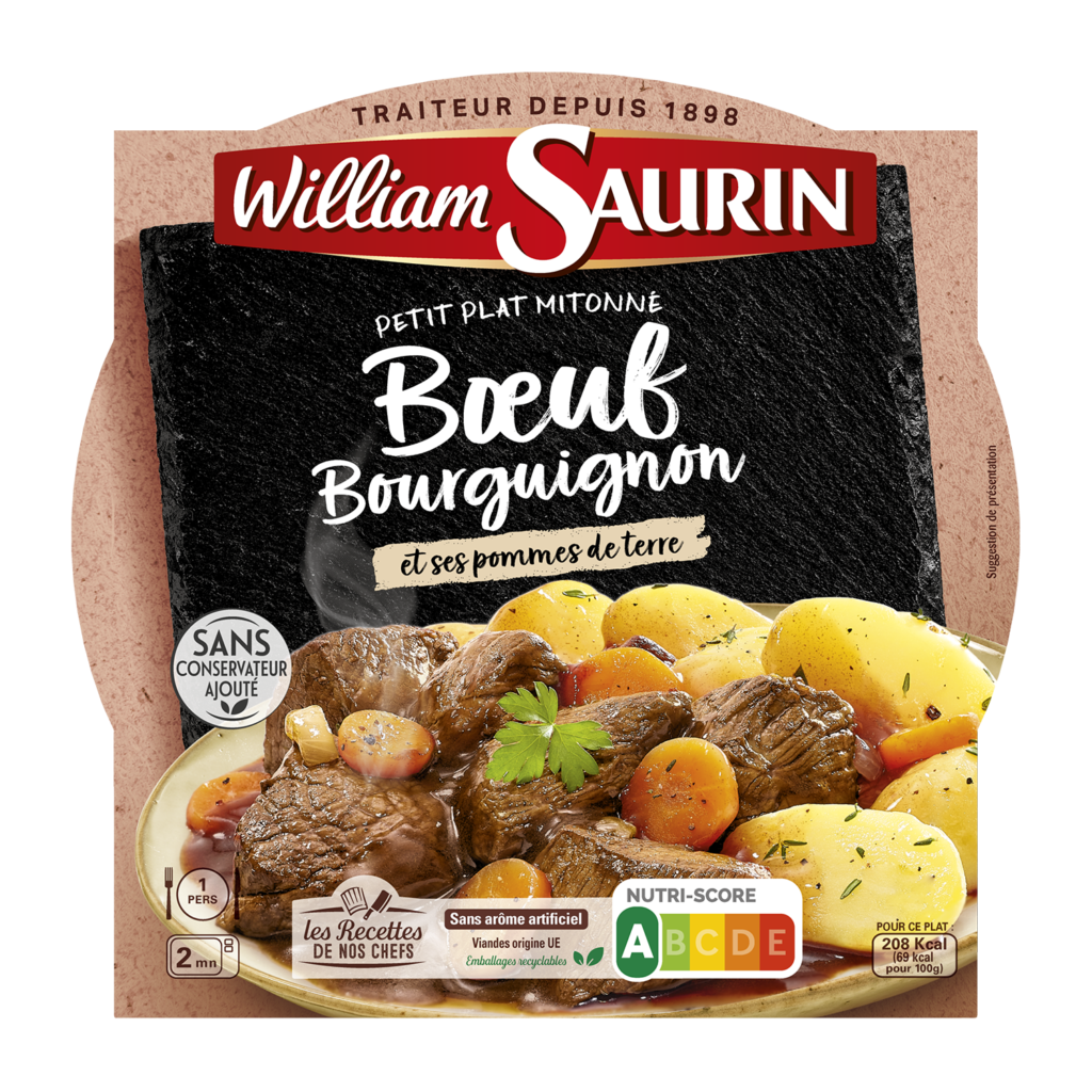 W.SAURIN WILLIAM SAURIN POULET BASQUAISE ASSIETTE MICRO-ONDABLE